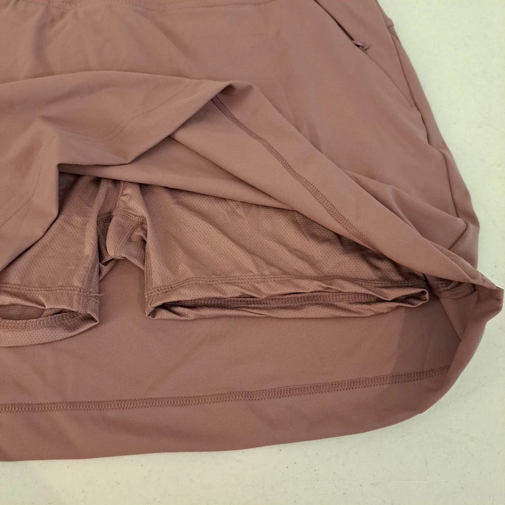 32 Degrees Women Skort M Mauve NWT Active Athletic Pocket 1727-182